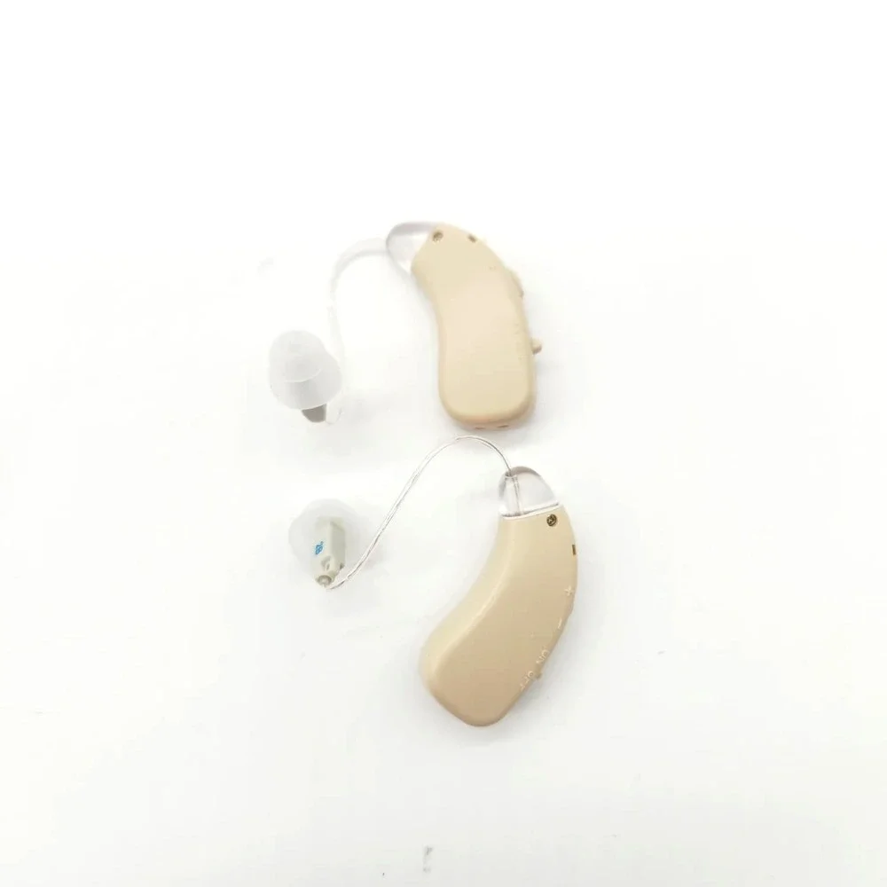 Bigprot Rechargeable Digital Hearing Aids Noise Cancelling BTE Pair White - Picture 5 of 14